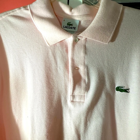 Lacoste Other - Lacoste Men’s Pink Slim-Fit Pique Polo Size 8 (3XL)